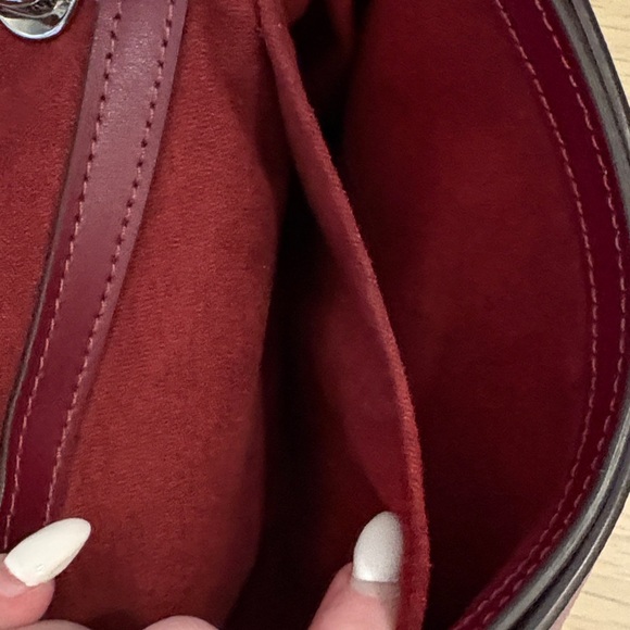 Coach Lavender Crossbody Bag with Silver Accents EUC - Picture 12 of 14